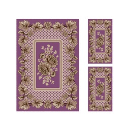 RELAX 76470 (Rectangulaire, ( T 150X220 + 2T 60X110 ), MAUVE)