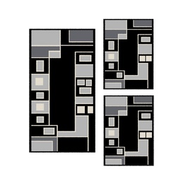 RELAX 65083 (Rectangulaire, ( T 60X150 + 2T 60X110 ), NOIRE)