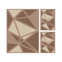 RELAX 7363A (Rectangulaire, ( T 150X220 + 2T 60X110 ), BRONZE CLAIR)