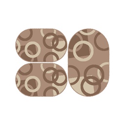 رولاكس 7353A (بيضوي, ( O 80X130 + 2O 65X100 ), برونزي فاتح)