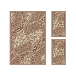 RELAX 7648A (Rectangulaire, ( T 150X220 + 2T 60X110 ), BRONZE CLAIR)