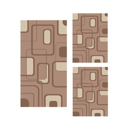 RELAX 6270A (Rectangulaire, ( T 60X150 + 2T 60X110 ), BRONZE CLAIR)