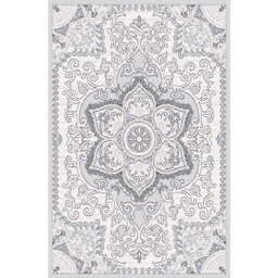 VALENCIA 58291 (Rectangular, 200X280, GRIS CLAIRE_BLANC)