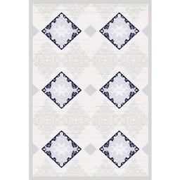 VALENCIA 64301 (Rectangular, 200X280, GRIS CLAIRE_BLANC)