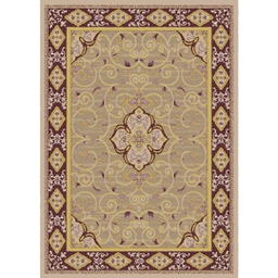 VALENCIA 51120 (Rectangular, 200X280, IVOIRE_MARRON BRONZE)