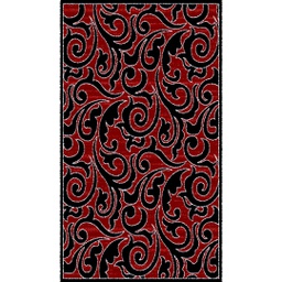 VALENCIA 55420 (Rectangular, 200X280, NOIRE_ROUGE)