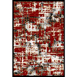 VALENCIA 76680 (Rectangulaire, 200X280, NOIRE_ROUGE)