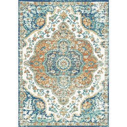 NAILI 86520 (Rectangulaire, 200X280, BLEU TURQUOISE FONCE)