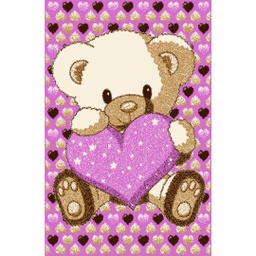 TADJ 85290 (Rectangulaire, 100X150, MAUVE CLAIRE)