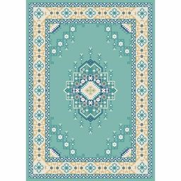 NAILI 88910 (Rectangulaire, 200X280, BLEU TURQUOISE CLAIRE)