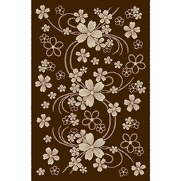 RELAX 6013D (Rectangulaire, 180X270, MARRON BORDEAUX)
