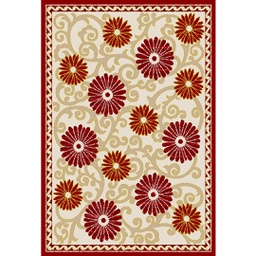 VALENCIA 76596 (Rectangular, 200X280, BORDEAUX_ROUGE)