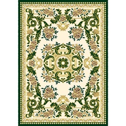 VALENCIA 89020 (Rectangular, 200X280, VERT EMERAUDE_BLANC)