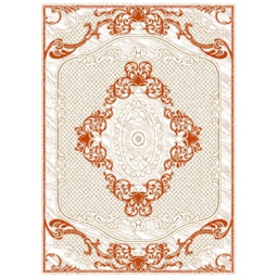MELODIE 86612 (Rectangulaire, 190X275, BLANC CASSE_IVOIRE)
