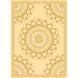 MELODIE 86622 (Rectangulaire, 190X275, CREME_CREME)