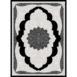 MELODIE 89030 (Rectangulaire, 190X275, NOIRE_GRIS CLAIRE)