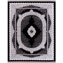 MELODIE 89050 (Rectangular, 190X275, NOIRE_GRIS CLAIRE)
