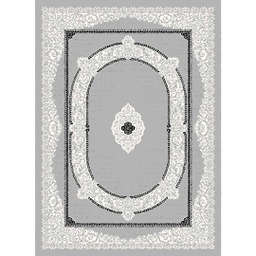 MELODIE 89050 (Rectangular, 190X275, GRIS CLAIRE_GRIS CLAIRE)