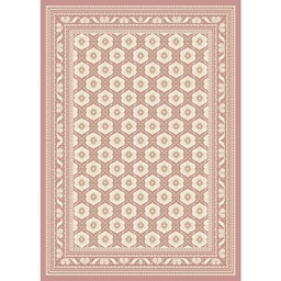 MELODIE 86600 (Rectangular, 190X275, BOIS DE ROSE_IVOIRE)