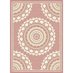 MELODIE 86620 (Rectangulaire, 190X275, BOIS DE ROSE_IVOIRE)