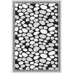 VALENCIA 60712 (Rectangulaire, 200X280, GRIS CLAIRE_NOIRE)