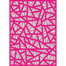 OPERA 82490 (Rectangulaire, 165X230, ROSE FUCHSIA_GRIS CLAIRE)