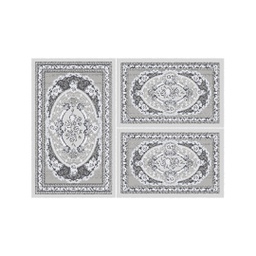 VALENCIA 71860 (Rectangular, ( T 80X130 + 2T 65X100 ), GRIS CLAIRE_GRIS CLAIRE)