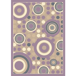 LAVANDA 61730 (Rectangulaire, 200X280, MAUVE_IVOIR MATT)