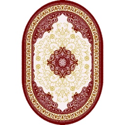 ISHRAK 48263 (Oval, 120X170, BORDEAUX)