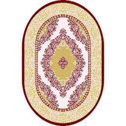 ISHRAK 85053 (Oval, 120X170, BORDEAUX)