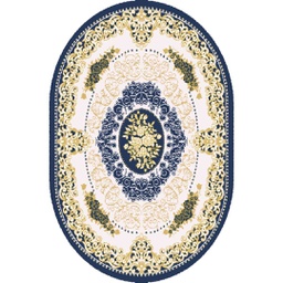 ISHRAK 85590 (Ovale, 120X170, BLEU NUIT)