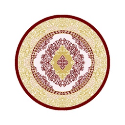 ISHRAK 85053 (Round, 120X120, BORDEAUX)