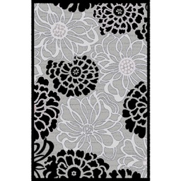 VALENCIA 53220 (Rectangulaire, 200X280, NOIRE_GRIS CLAIR MATE)