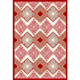 VALENCIA 64301 (Rectangular, 200X280, BORDEAUX_CREME)