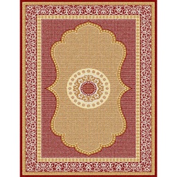 شيراز 76061 (مستطيل, 165X230, أحمر عنابي)