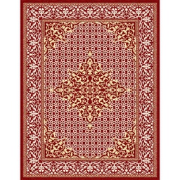 شيراز 80441 (مستطيل, 165X230, أحمر عنابي)