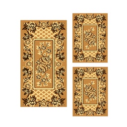 RELAX 76470 (Rectangular, ( T 60X150 + 2T 60X110 ), MARRON MIEL)