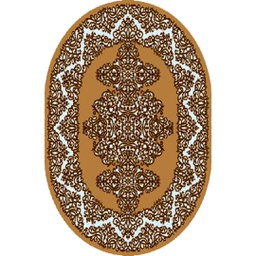 SHIRAZ 80450 (Ovale, 130X160, MARRON MIEL)