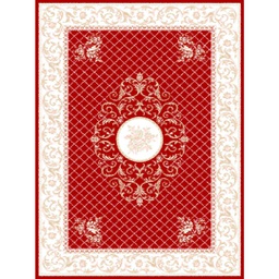 IZMIR 72206 (Rectangular, 200X280, BORDEAUX)