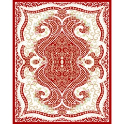 IZMIR 84246 (Rectangular, 150X220, BORDEAUX)