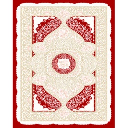 IZMIR 84256 (Rectangular, 150X220, BORDEAUX)