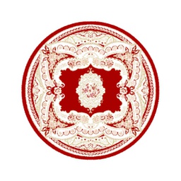 IZMIR 71266 (Rond, 150X150, BORDEAUX)