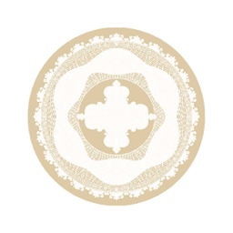 IZMIR 73356 (Rond, 150X150, BEIGE)