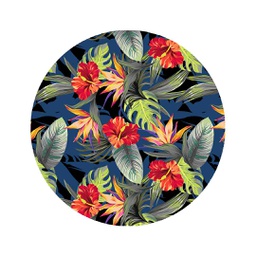 RUBIS 0342A (Rond, 120X120, MULTI COULEURS, Lamination)