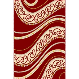 VALENCIA 82260 (Rectangular, 200X280, BORDEAUX_CREME)