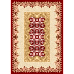 SHIRAZ 76071 (Rectangular, 150X220, BORDEAUX)