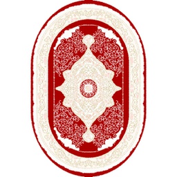 IZMIR 84256 (Oval, 120X170, BORDEAUX)