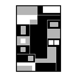 RELAX 6508O (Rectangulaire, 150X220, NOIRE)