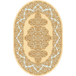 SHIRAZ 80450 (Oval, 130X160, CREME)
