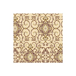 VALENCIA 51120 (Living room &amp; Room, LARGEUR 200, MARRON BORDEAUX_CREME, Oriental)